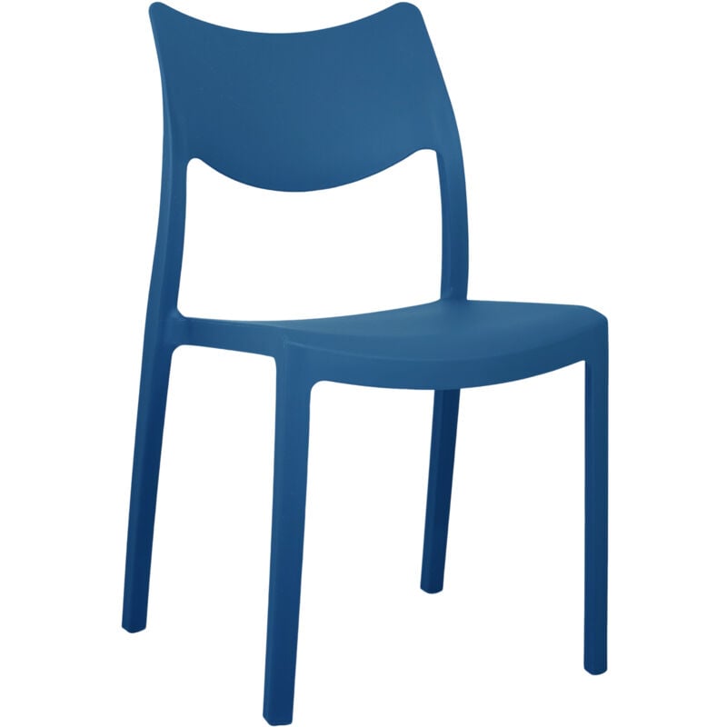 foto del prodotto sedia in polipropilene manu arredo di design sedia per esterno e interno impilabile sedie moderne resistenti sedia per giardino cucina 1 sedia manu