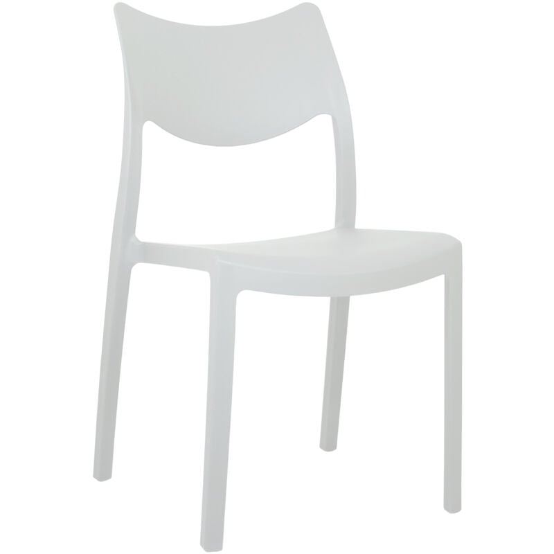 foto del prodotto sedia in polipropilene manu arredo di design sedia per esterno e interno impilabile sedie moderne resistenti sedia per giardino cucina 1 sedia manu