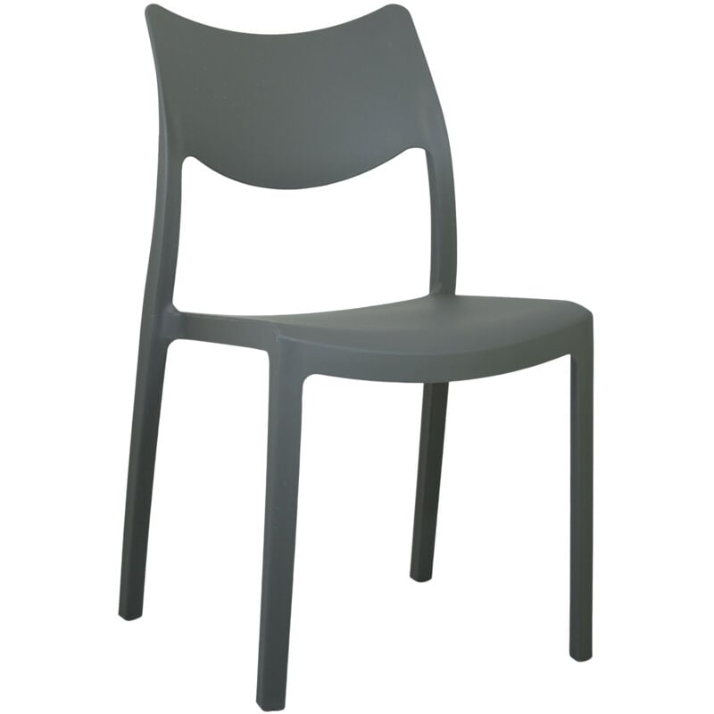 foto del prodotto sedia in polipropilene manu arredo di design sedia per esterno e interno impilabile sedie moderne resistenti sedia per giardino cucina 1 sedia manu