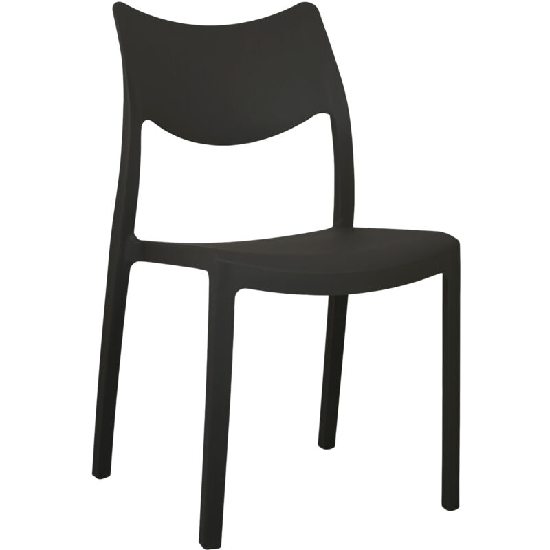 foto del prodotto sedia in polipropilene manu arredo di design sedia per esterno e interno impilabile sedie moderne resistenti sedia per giardino cucina 1 sedia manu