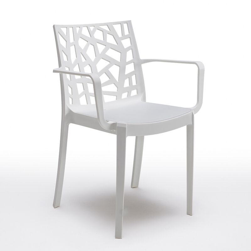 foto del prodotto sedia in polipropilene matrix armchair bianco