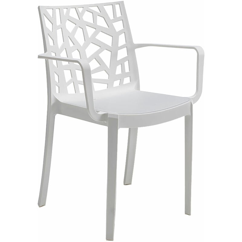 foto del prodotto sedia in polipropilene matrix armchair grafite