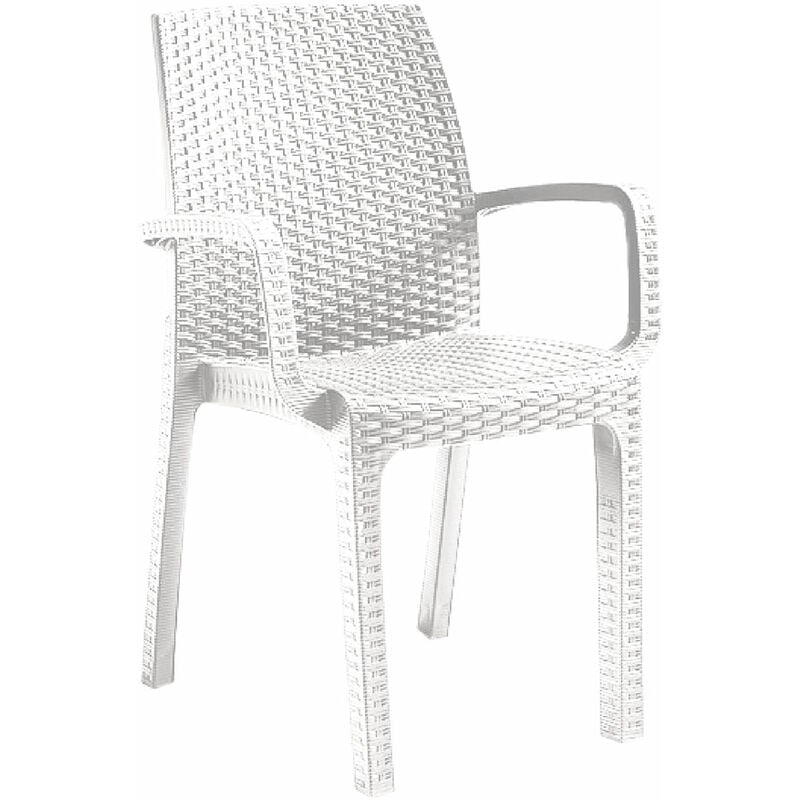 foto del prodotto sedia in polipropilene verona armchair bianco