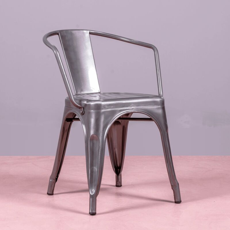 foto del prodotto sedia industriale con braccioli bistro metal nest dream