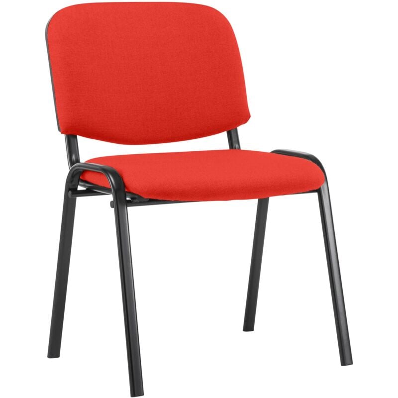 foto del prodotto sedia ken in stoffa rosso