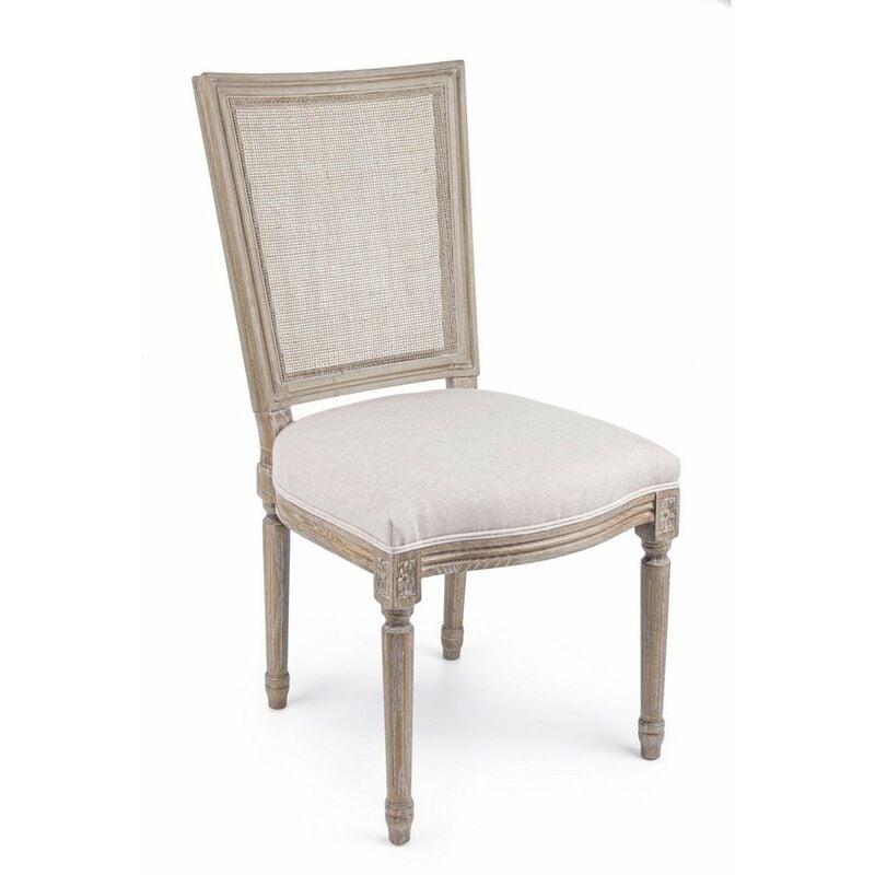 foto del prodotto sedia liliane con struttura in legno di frassino, con cuscino da 48 x 65 x h 96 cm confezione da 1 pezzo
