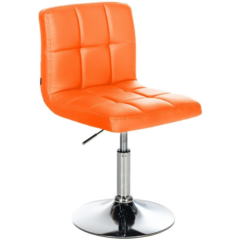 foto del prodotto sedia lounge palma v2 in similpelle arancione