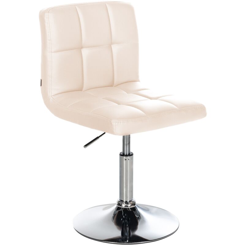 foto del prodotto sedia lounge palma v2 in similpelle crema