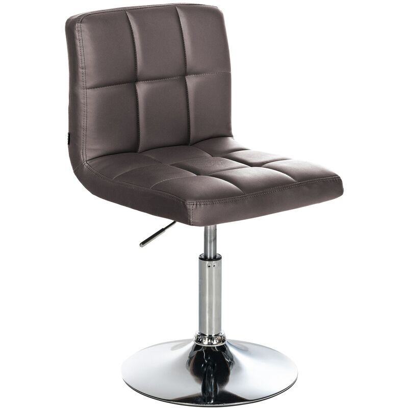 foto del prodotto sedia lounge palma v2 in similpelle marrone