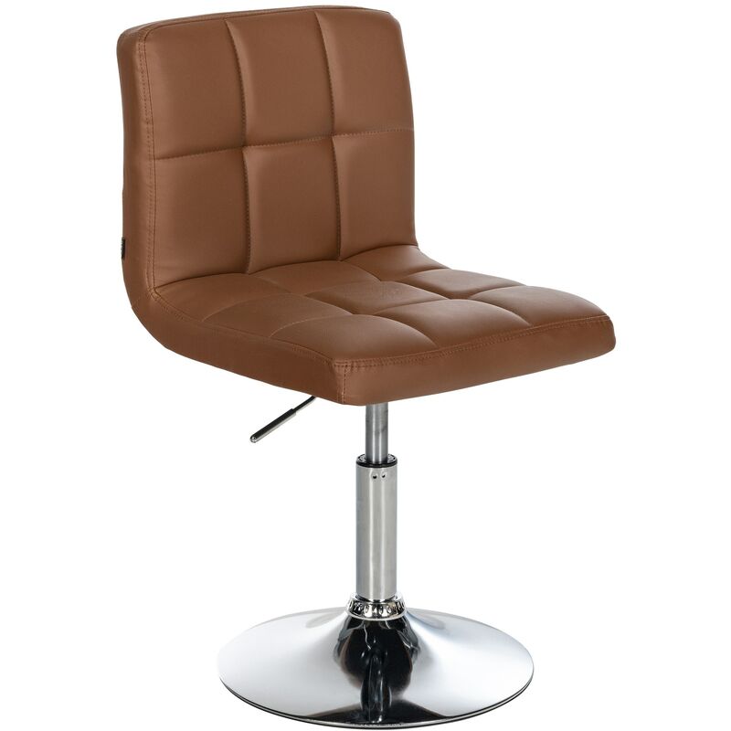 foto del prodotto sedia lounge palma v2 in similpelle marrone chiaro