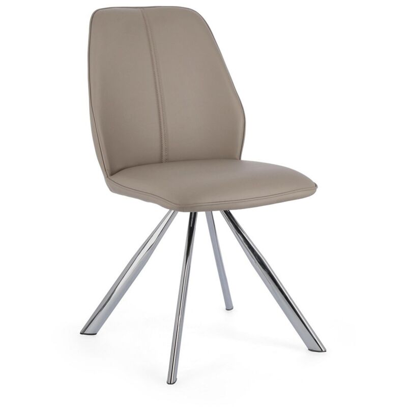foto del prodotto sedia maxwell con struttura in compensato, per arredo interno 44 x 62 x h 88 cm cognac confezione da 1 pezzo