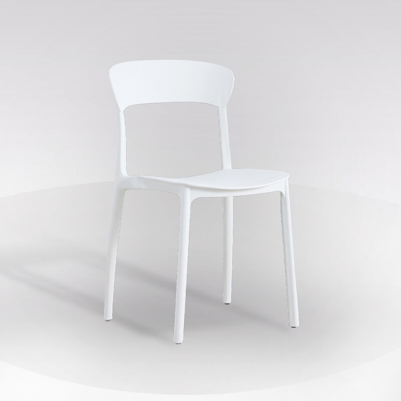 foto del prodotto sedia mod. iole in polipropilene bianco