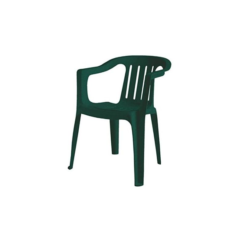 foto del prodotto sedia monoblocco giada verde bosco scab