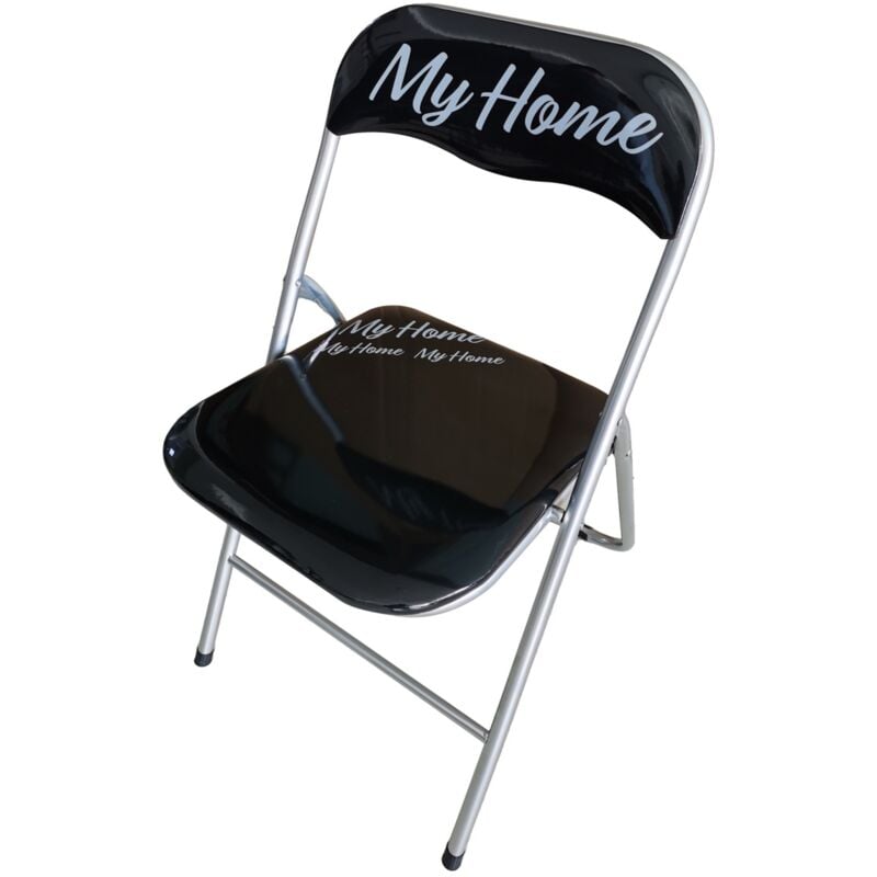 foto del prodotto sedia my home in colore nero maury s