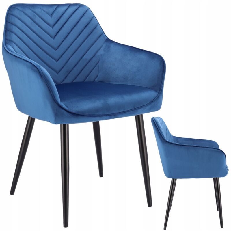foto del prodotto sedia napoli blu navy nuovo codice 