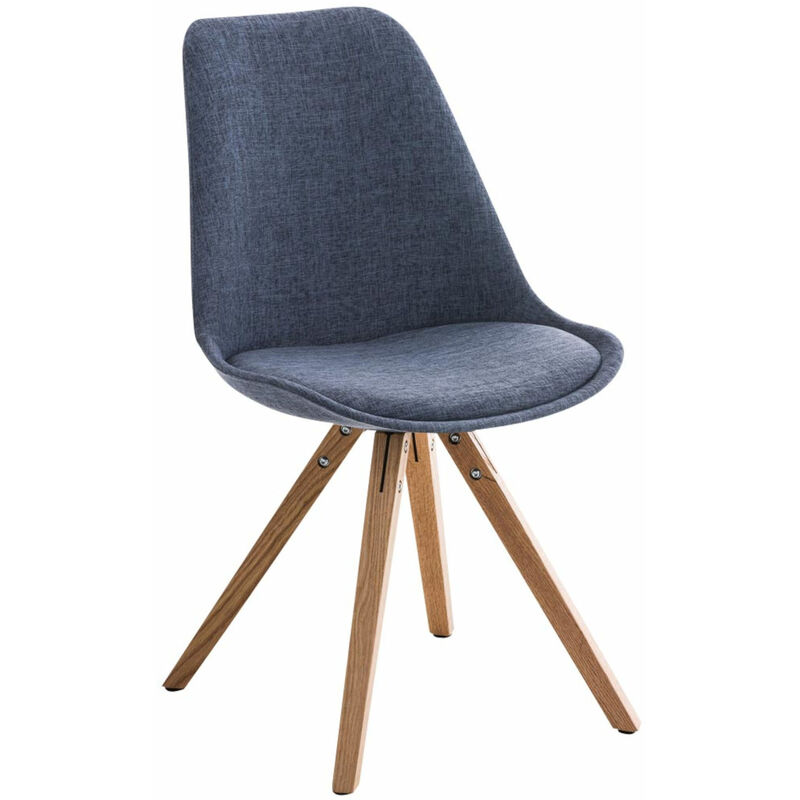 foto del prodotto sedia pegleg square in tessuto blu natura
