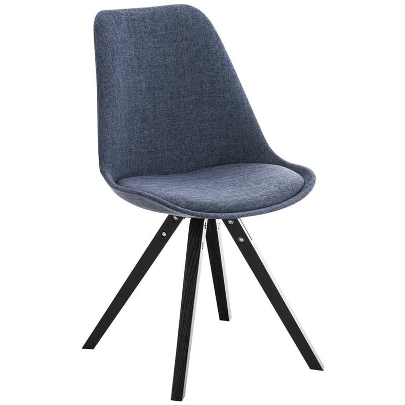 foto del prodotto sedia pegleg square in tessuto blu nero