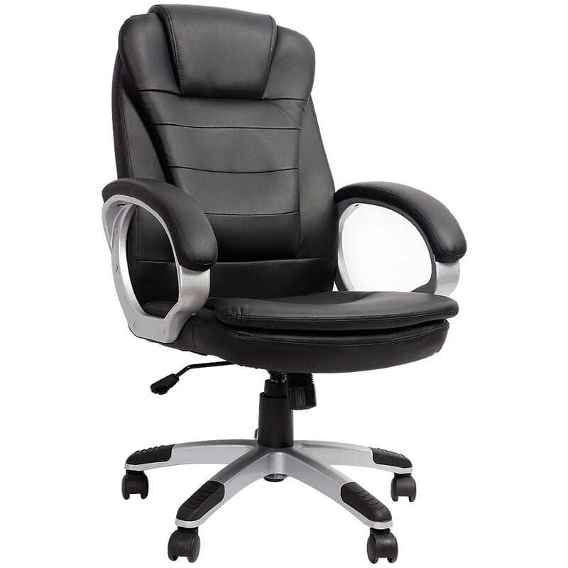 foto del prodotto sedia per ufficio sedia per ufficio 120 kg girevole sedia da scrivania sedia per computer ufficio nero