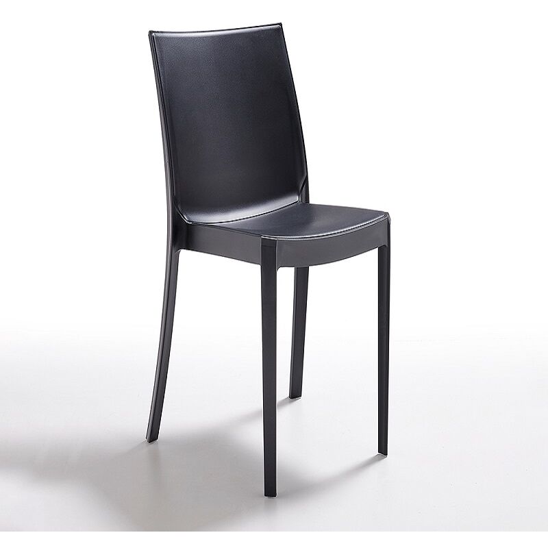 foto del prodotto sedia perla in polipropilene antracite arredo esterno art. 00350.4