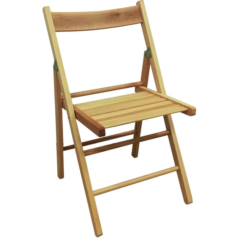 foto del prodotto sedia piegh legno noce - vari vimini
