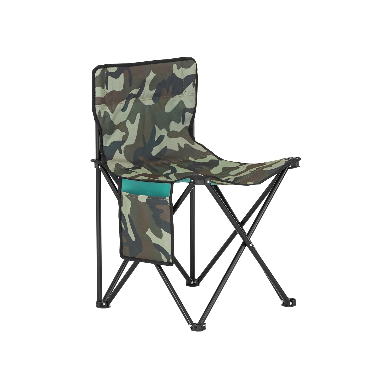 foto del prodotto sedia pieghevole da campeggio, sedia da pesca per esterno verde astratto camuffare 45x43x74 cm fst96 tn
