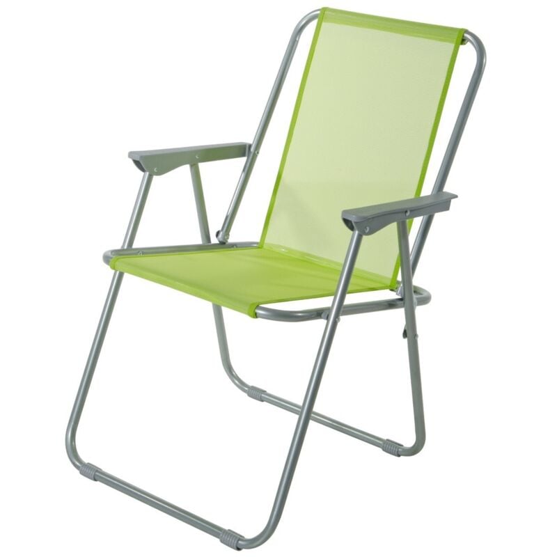 foto del prodotto sedia pieghevole lanzarote da mare 52x44x75 lime biacchi ettore