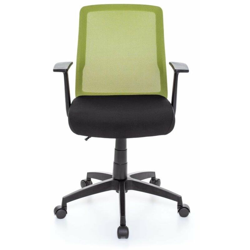 foto del prodotto sedia poltrona per ufficio mod moden braccioli pompa gas colore verde 55x58xh87