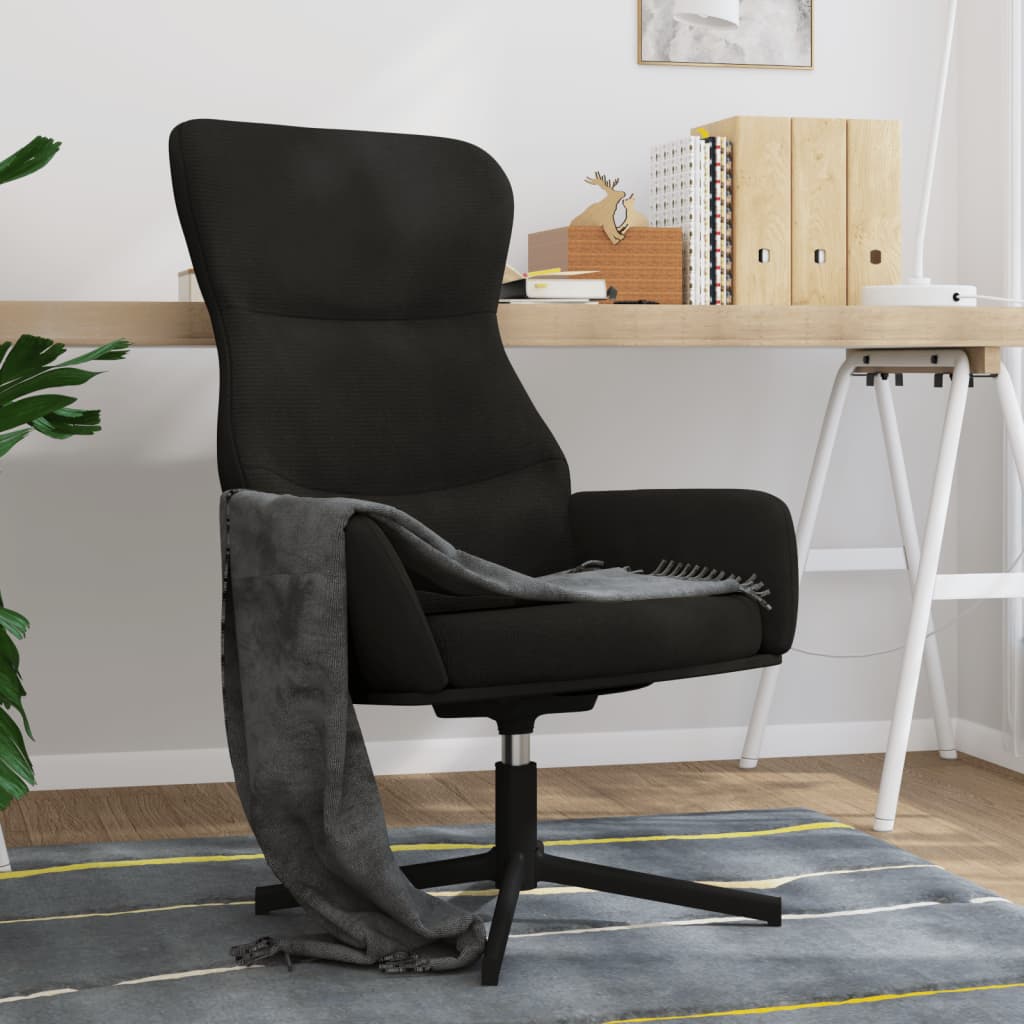 foto del prodotto sedia relax nero in velluto cod mxl 14451