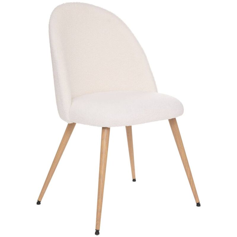 foto del prodotto sedia slano gambe in finto faggio riccio bianco atmosphera cr ateur d int rieur