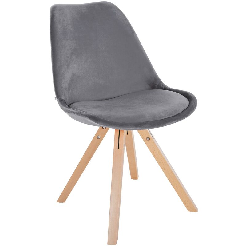 foto del prodotto sedia sofia velvet grigio natura quadrato 
