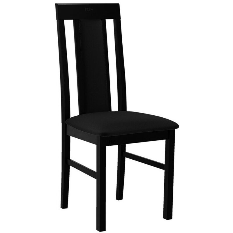foto del prodotto sedia victorville 165, nero, 96x43x40cm, arazzo, di legno, legno, mobile gi assemblato
