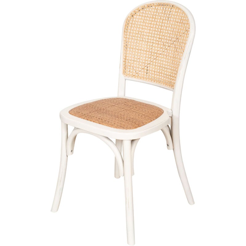 foto del prodotto sedie cucina legno di frassino 88x44x44 cm sedia thonet sedie sala pranzo legno con finitura bianca sedia cucina seduta rattan