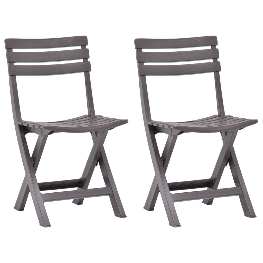 foto del prodotto sedie da giardino pieghevoli 2 pz in plastica moca cod mxl 6100
