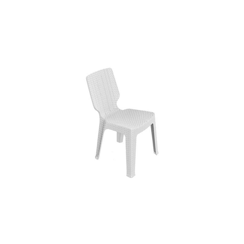 foto del prodotto sedie rattan keter t chiar bianche