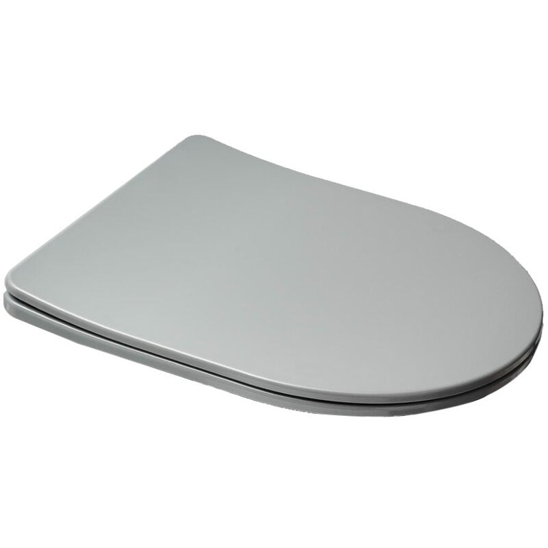 foto del prodotto sedile con chiusura morbida per wc sospeso infinitio, grigio opaco sedile grigioinfinitio swiss aqua technologies