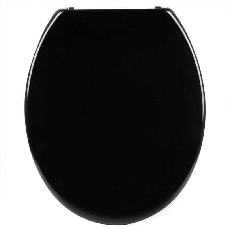 immagine 0 del prodotto sedile copriwater copriwater con abbassamento automatico in duroplastica nera
