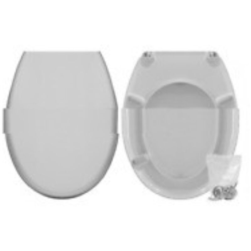 foto del prodotto sedile copriwater per vaso compatibile perla classic bianco by seba seba