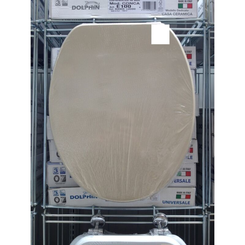 foto del prodotto sedile copriwater per vaso compatibile universale champagne by seba seba