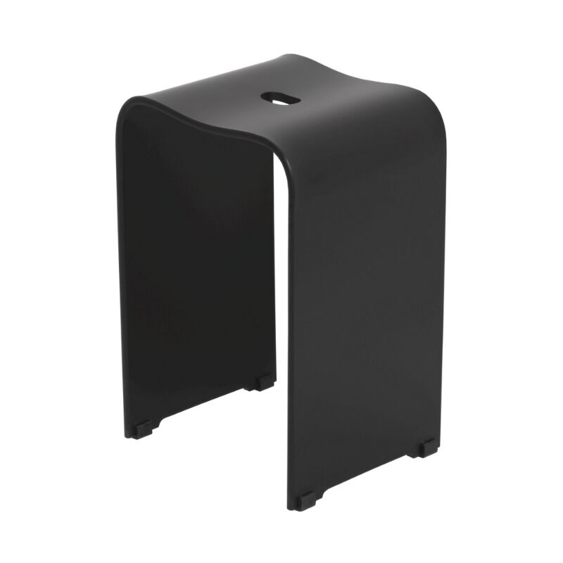 foto del prodotto sedile da bagno pmr, nero satstolplastc swiss aqua technologies