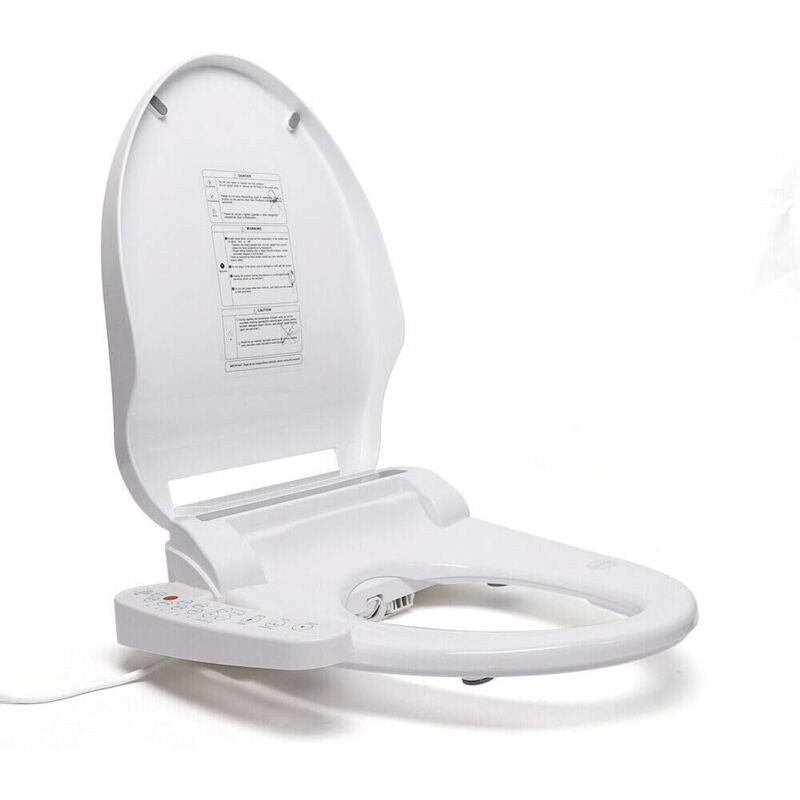 foto del prodotto sedile da toilette sedile da toilette per doccia intelligente sedile da toilette per lavabo elettrico con funzione di abbassamento automatico,