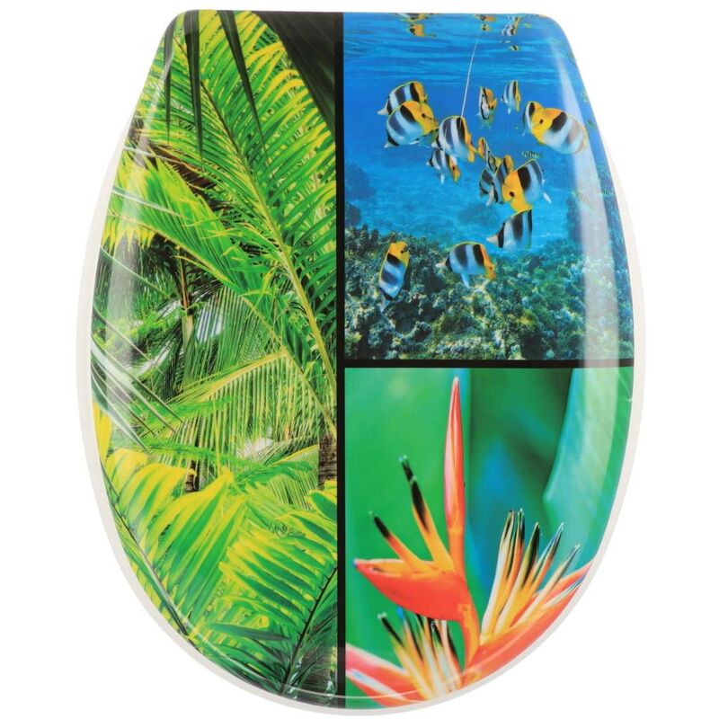 foto del prodotto sedile del water in termodur 18 pollici in plastica spirito dell isola tendance