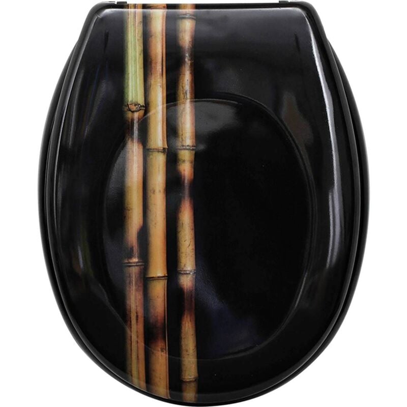 foto del prodotto sedile del water in termodur 18 pollici in plastica tempo di bagno tendance