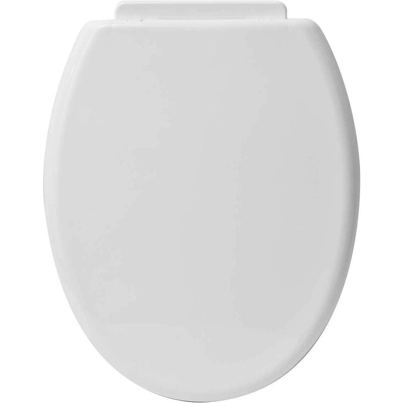foto del prodotto sedile del water pp 18 pollici in plastica bianco tendance