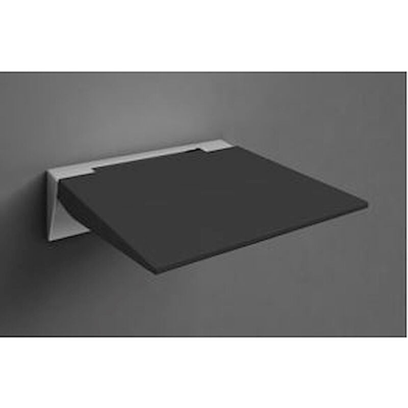 foto del prodotto sedile doccia ribaltabile 32x32 alluminio lucido antracite codice prod 5468kn koh i noor