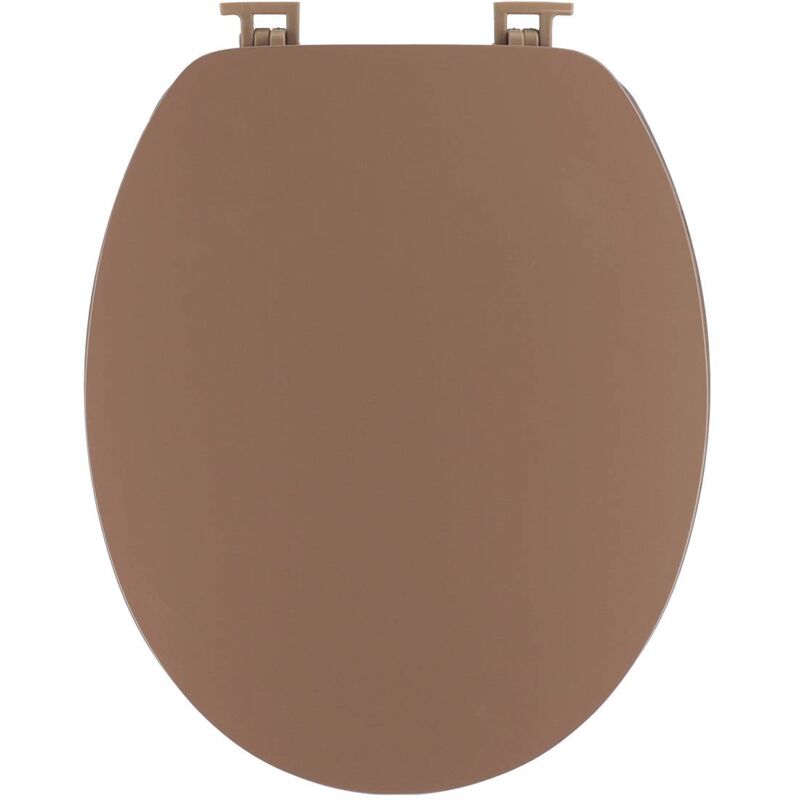 foto del prodotto sedile e coperchio in mdf da 18 pollici con design in acacia e chiusure in plastica caramello tendance