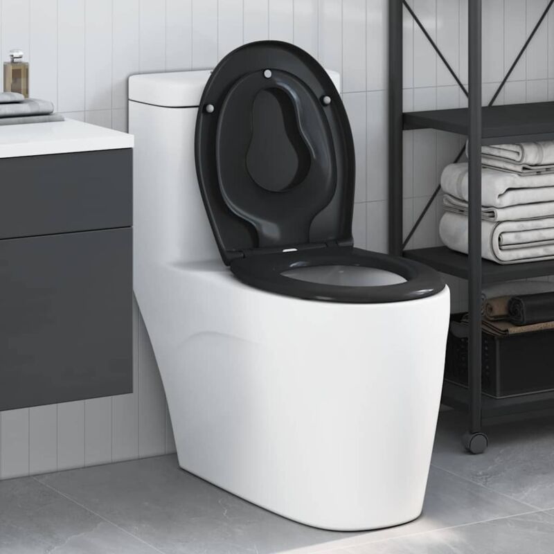 foto del prodotto sedile per wc familiare con seggiolino per bambini rilascio rapido duroplast vidaxl