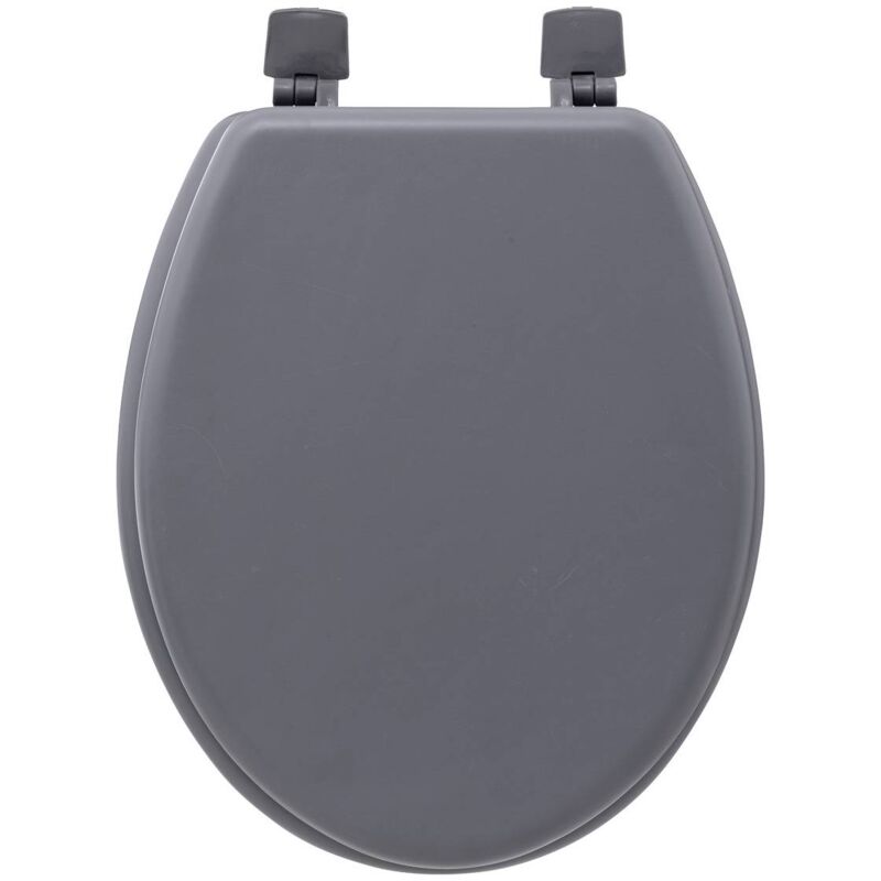 foto del prodotto sedile per wc in legno laccato grigio colorama 5 five