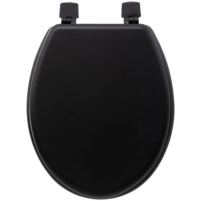 foto del prodotto sedile per wc in legno laccato nero colorama 5 five