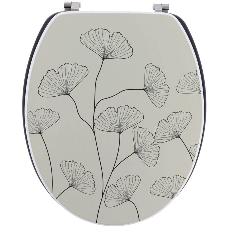 foto del prodotto sedile per wc in mdf da 18 pollici con elementi di fissaggio in acciaio inox corrente tendance