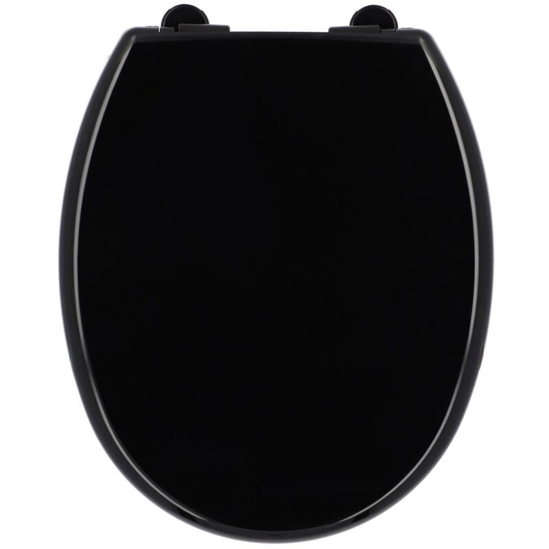 foto del prodotto sedile per wc thermodur 18 fermi di plastica anticaduta nero tendance